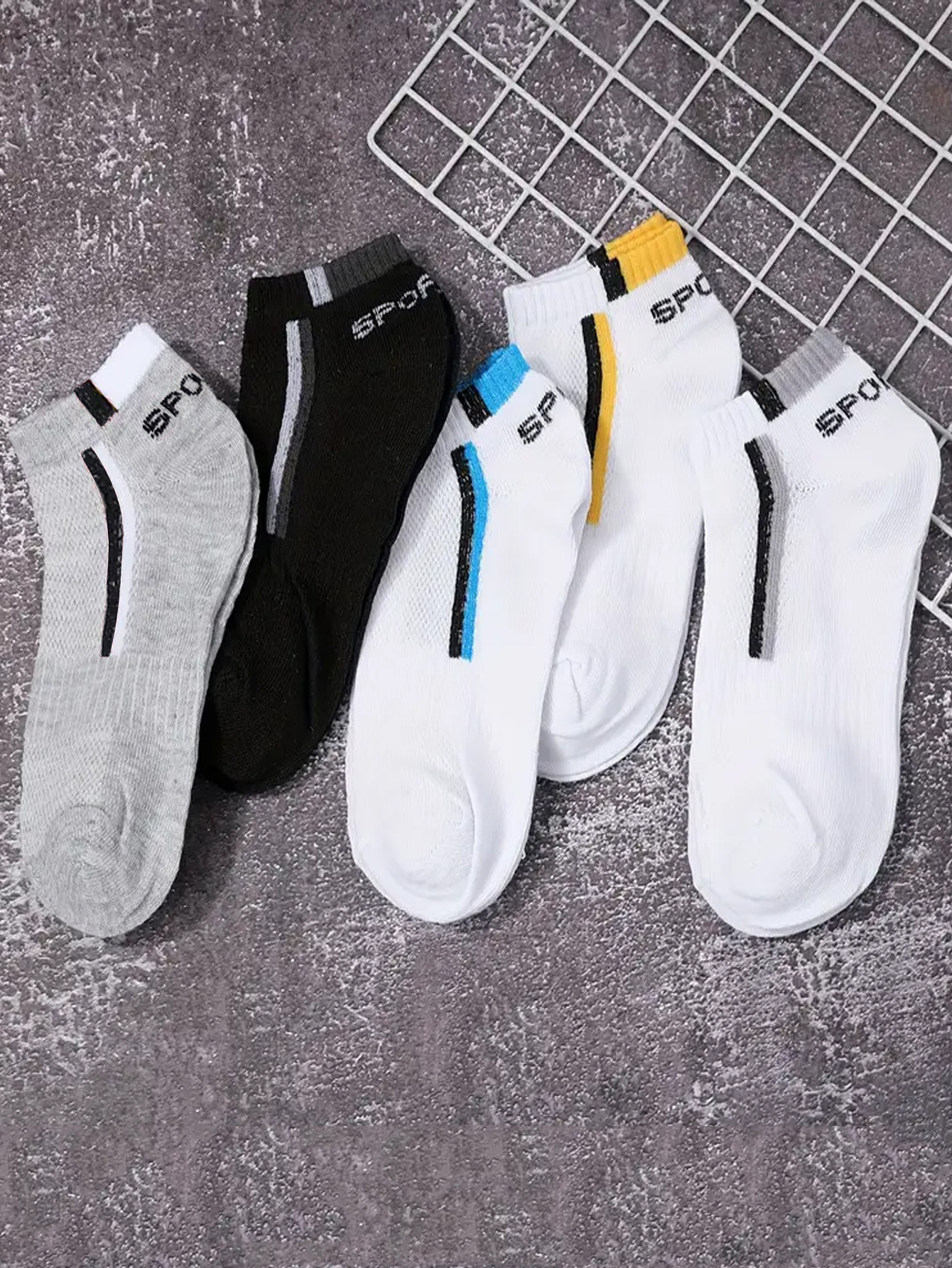 30Pairs Men's Color-block Mesh - Ankle Sock Low Cut review and price