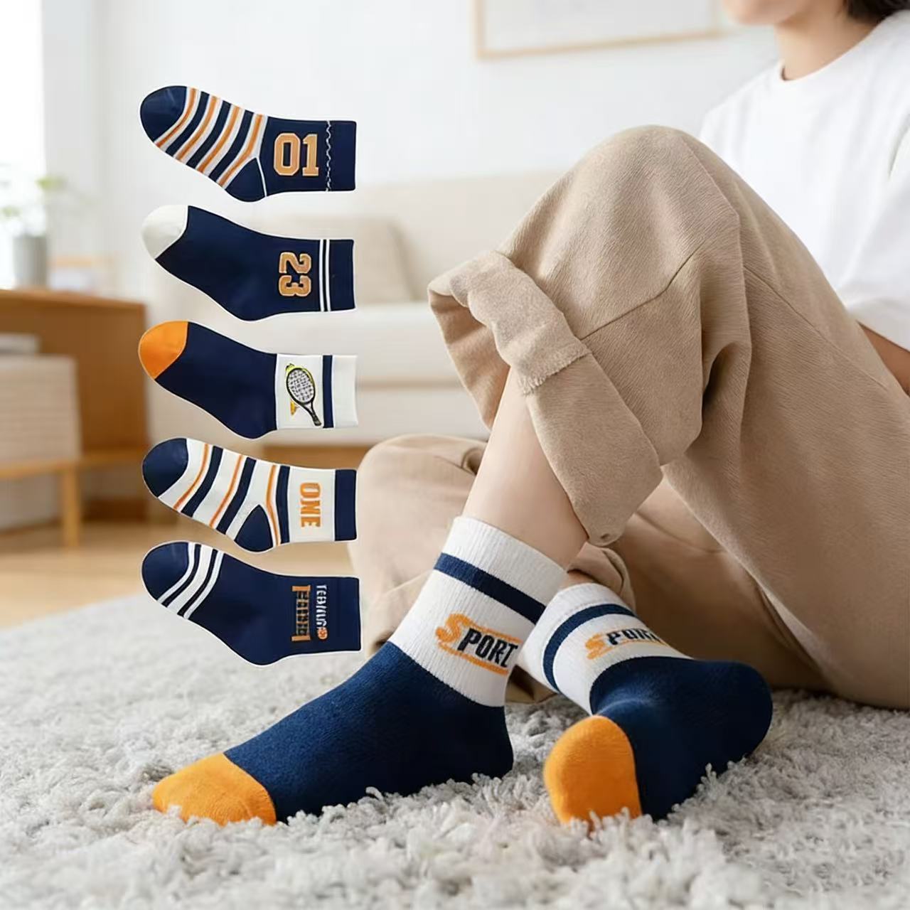 Children's Socks 5-Pack – Boys - Cotton Crew Sock Pack review and price