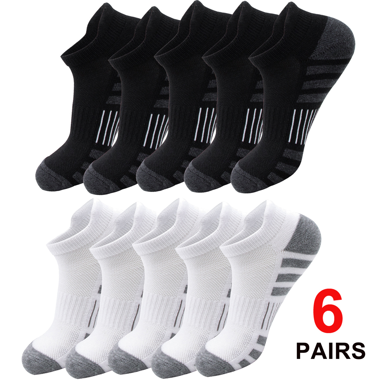 6/24 Pairs Cushioned Breathabl - Ankle Sock Low Cut review and price