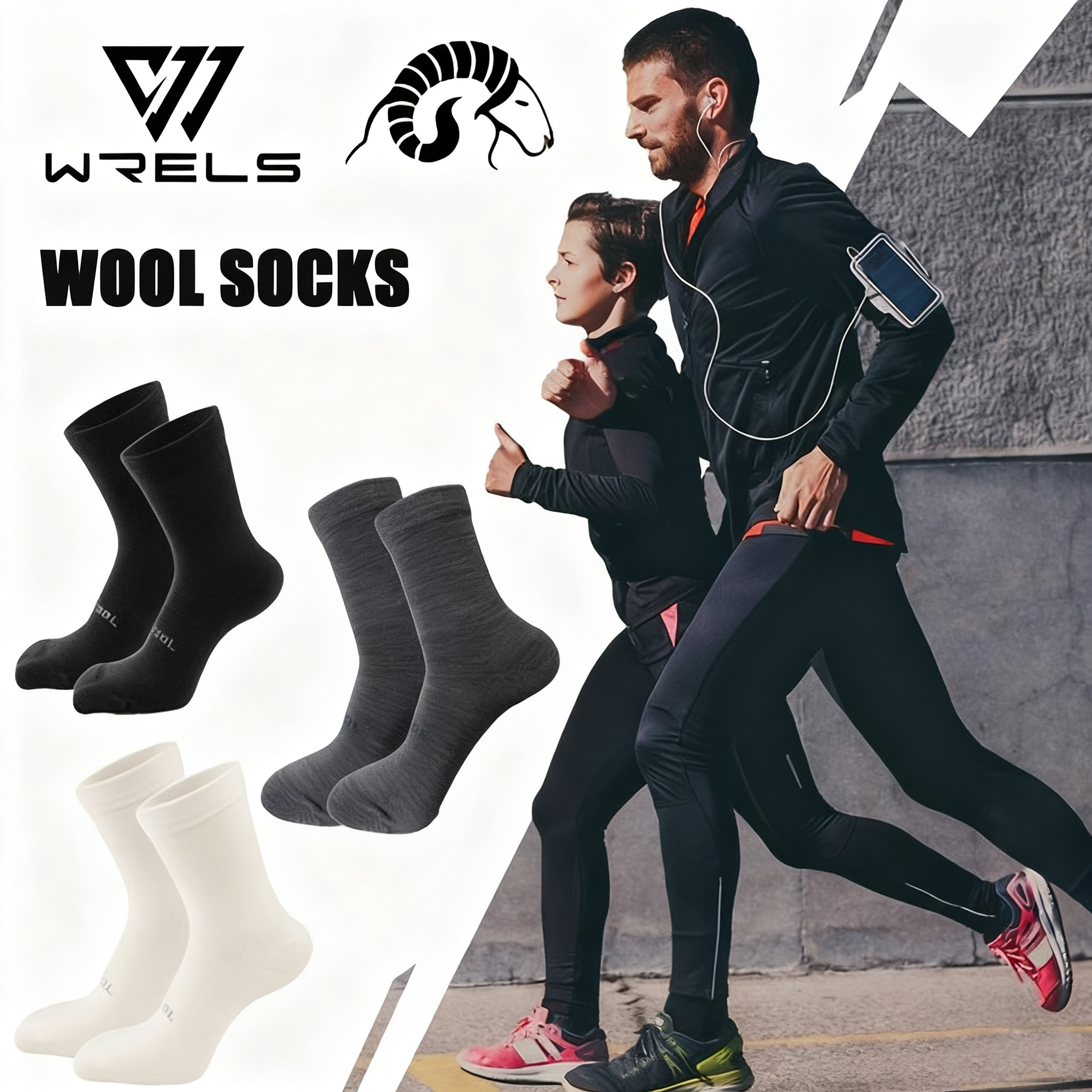 1/3pairs Winter Wool Socks Bre - Wool Hiking Sock review and price
