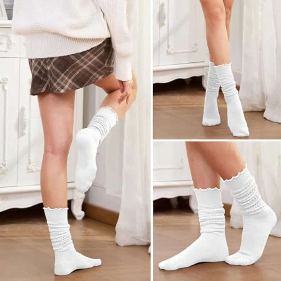 Women's Ruffle Slouchy Socks 3 - Boot Sock Slouchy review and price