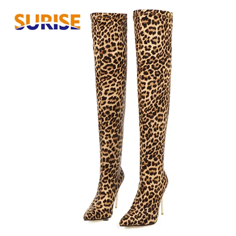 Plus Size Stretch Leopard Over - No Show Sock Women review and price