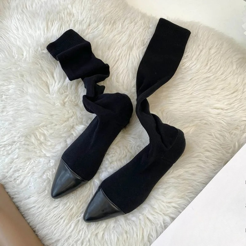 High Knee Sock Shoes 2025 New  - Knee High Sock Women review and price