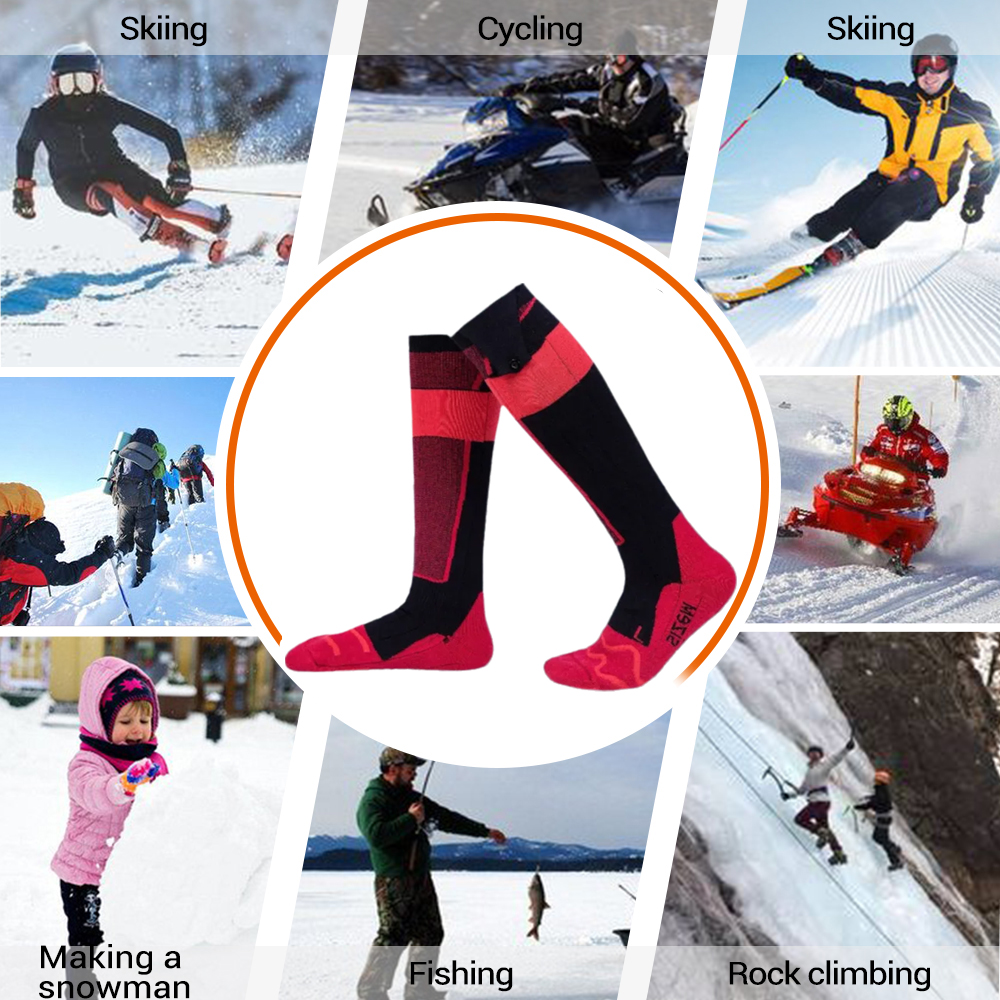 Heating Socks 6000mah Battery  - Thermal Sock Winter review and price