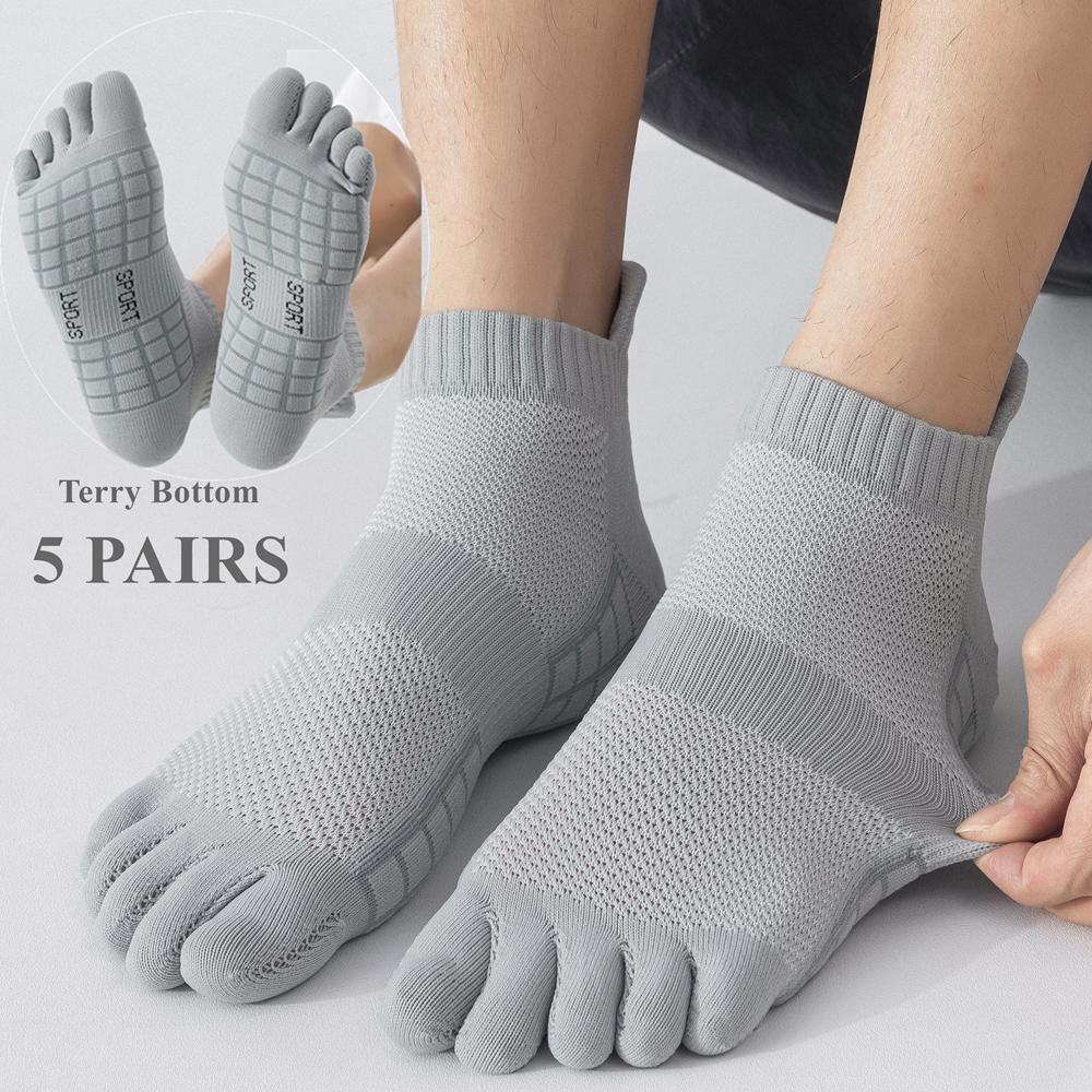 5 Pairs Sports Toe Socks Men T - Ankle Sock Low Cut review and price