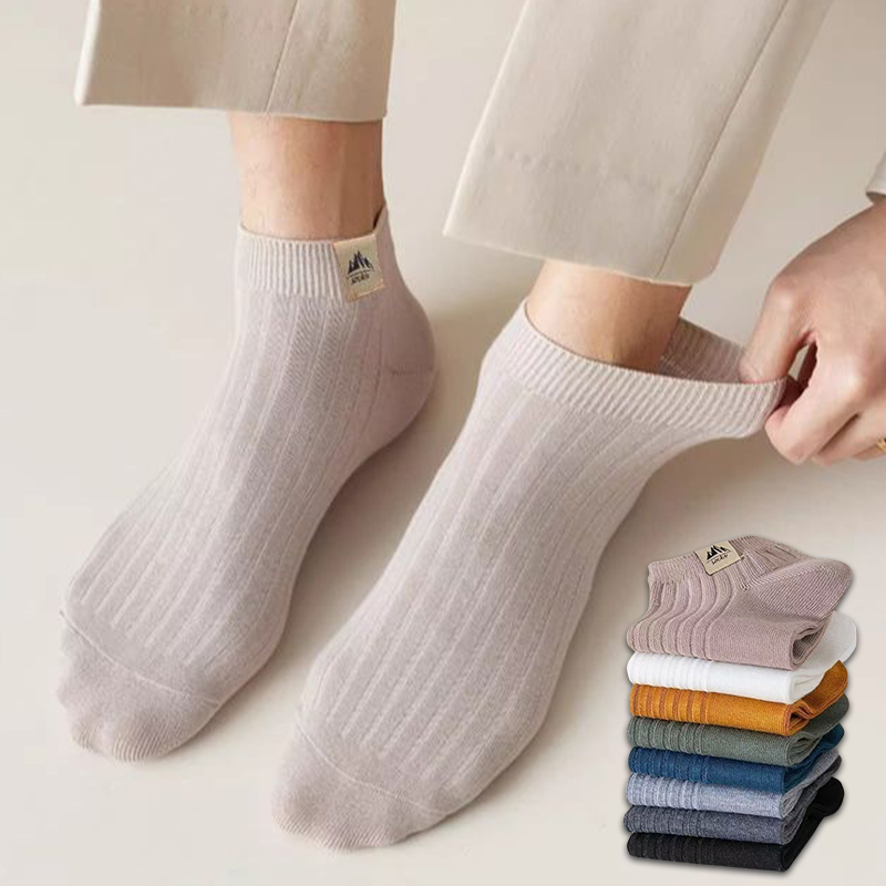 5Pairs Men's Simple Crew Socks - Ankle Sock Low Cut review and price